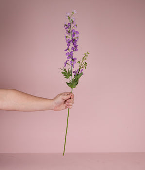 Delphinium - paars | 85 cm | Zijden bloem | Kunstbloem | LOVÍY